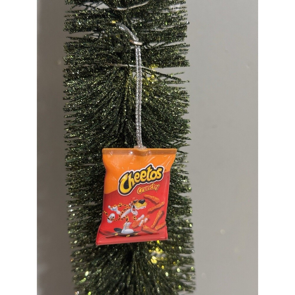 Cheetos Christmas Novelty Ornament Orange Red Yellow cheetah - Picture 3 of 6